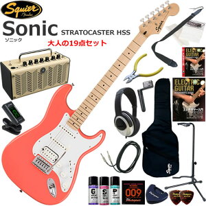 Squier �X�N���C���[ Squier Sonic Stratocaster HSS/TCO �G���L�M�^�[ ���S�҃Z�b�g ���@�\�E��������YAMAHA THR5�������Ă��l��19�_�Z�b�g