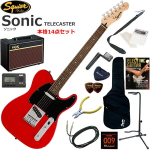 Squier �X�N���C���[ Squier Sonic Telecaster/TOR �G���L�M�^�[ ���S�҃Z�b�g �l�C��VOX Pathfinder10���������{�i14�_�Z�b�g