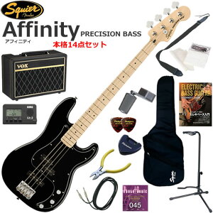 Squier �X�N���C���[ Affinity Precision Bass/BLK �G���L�x�[�X ���S�҃Z�b�g �l�C��VOX Pathfinder10���������{�i14�_�Z�b�g