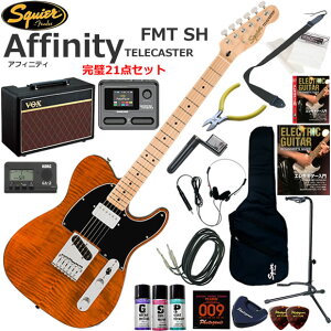 Squier �X�N���C���[ Affinity Telecaster FMT SH/MOC �G���L�M�^�[ ���S�҃Z�b�g VOX Pathfinder10�ƃG�t�F�N�^�[�������Ă銮��21�_�Z�b�g
