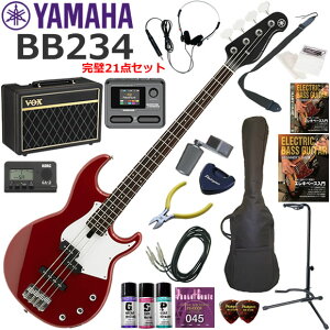 YAMAHA ���}�n BB234/RBR �G���L�x�[�X ���S�҃Z�b�g VOX Pathfinder10�ƃG�t�F�N�^�[�������Ă銮��21�_�Z�b�g