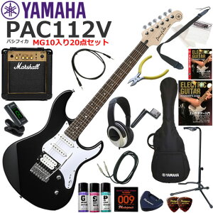 YAMAHA }n Pacifica PAC112V/BL GLM^[ S҃Zbg ptȃTEhMarshall MG10Ă20_Zbg