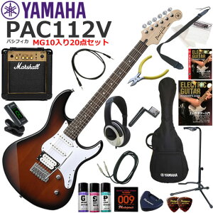YAMAHA }n Pacifica PAC112V/OVS GLM^[ S҃Zbg ptȃTEhMarshall MG10Ă20_Zbg
