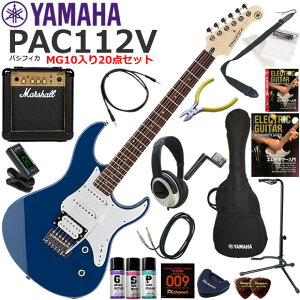 YAMAHA }n Pacifica PAC112V/UTB GLM^[ S҃Zbg ptȃTEhMarshall MG10Ă20_Zbg
