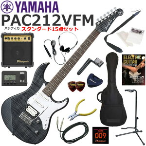 YAMAHA }n Pacifica PAC212VFM/TBL GLM^[ S҃Zbg 10wAvX^_[h15_Zbg