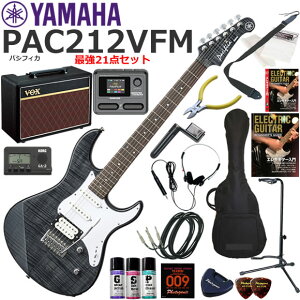 YAMAHA }n Pacifica PAC212VFM/TBL GLM^[ S҃Zbg VOX Pathfinder10ƃGtFN^[Ă銮21_Zbg