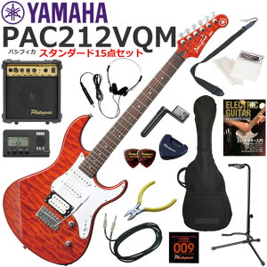 YAMAHA }n Pacifica PAC212VQM/CMB GLM^[ S҃Zbg 10wAvX^_[h15_Zbg