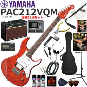 YAMAHA }n Pacifica PAC212VQM/CMB GLM^[ S҃Zbg VOX Pathfinder10ƃGtFN^[Ă銮21_Zbg
