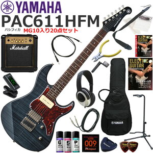 YAMAHA }n Pacifica PAC611HFM/TBL GLM^[ S҃Zbg ptȃTEhMarshall MG10Ă20_Zbg