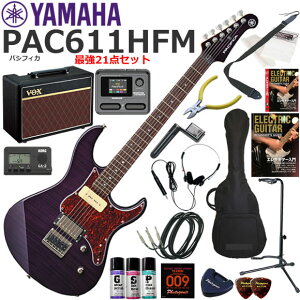 YAMAHA }n Pacifica PAC611HFM/TPP GLM^[ S҃Zbg VOX Pathfinder10ƃGtFN^[Ă銮21_Zbg
