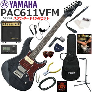 YAMAHA }n Pacifica PAC611VFM/TBL GLM^[ S҃Zbg 10wAvX^_[h15_Zbg