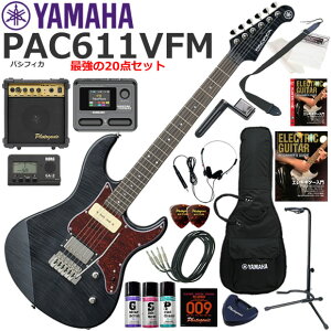 YAMAHA }n Pacifica PAC611VFM/TBL GLM^[ S҃Zbg }`GtFN^[ĂIŋ20_Zbg