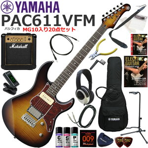 YAMAHA }n Pacifica PAC611VFM/TBS GLM^[ S҃Zbg ptȃTEhMarshall MG10Ă20_Zbg