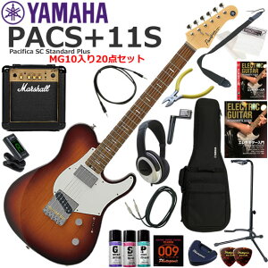 YAMAHA ���}�n Pacifica PACS+11S/DTB �G���L�M�^�[ ���S�҃Z�b�g �p���t���ȃT�E���h��Marshall MG10�������Ă�20�_�Z�b�g