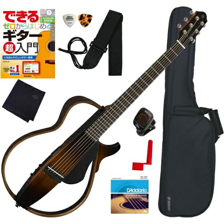 楽天市場】YAMAHA SLG200S TBSサイレントギター初心者セット : 伊藤  