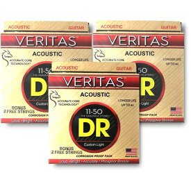 DR / VERITAS ACOUSTIC 11-50 -3SET- アコーステックギター弦