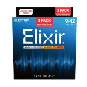 ELIXIR GNT[ 16540 NANOWEB Light 09-42 GLM^[×3Zbg