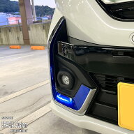 【松印】車種専用 ガーニッシュフィルム (フロントサイド)7 スズキ スペーシアカスタム MK54S MK94S ハイ…