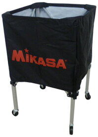 ミカサ(MIKASA) ボールカゴ(箱形)小 3点セット【フレーム・幕体・キャリーケース】ブラック BC-SP-SS BK
