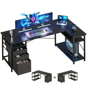 Maihail �Q�[�~���O�f�X�N �p�\�R���f�X�N l���f�X�N �� �׋��� �w�K�� �E�I���I ��140cm pc�f�X�N �R�[�i�[�f�X�N �{�I�t�� �����o���t�� ��140cm �u���b�N