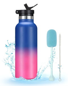 BottHealth �ۉ� �ۗ� SUS316 �X�g���[ ���� 500ml �E�H�[�^�[�{�g�� �^��f�M �X�e�����X ���@�r �y�� �����^�� �R��h�~ �{�g�� �O���f�[�V���� ����� �}�O�J�b�v �X�|�[�c �A�E�g�h�A �o�R�p 