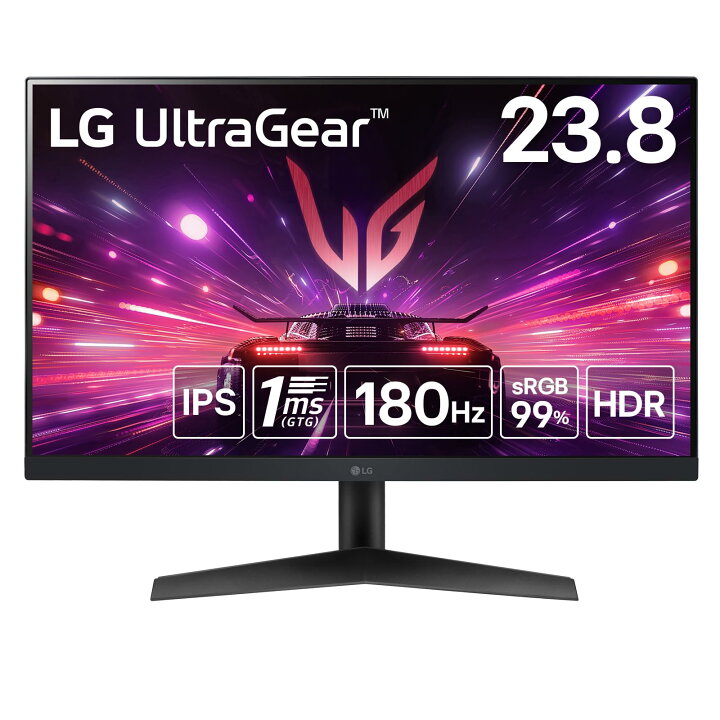 楽天市場】LG ゲーミングモニター UltraGear 24GS60F-B 23.8インチ/PC 