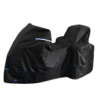 FENRIR 420D ブラック トバイクカバー バイク カバー 高機能防水 耐熱 撥水 UVカット 丈夫な厚手生地 盗…