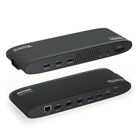 Plugable 14-in-1 USB-C トリプルモニタ ドッキングステーション 100W 充電 Windows、Mac、Chromebook 対応 - DisplayLink 使用