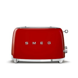 【日本正規品】SMEG スメッグ トースター（2枚焼） (レッド)