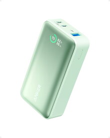 Anker Power Bank (10000mAh, 30W) (モバイルバッテリー 10000mAh 30W出力 3ポート 大容量 LEDディスプレイ搭載)【USB Power Delivery/PowerIQ搭載/PSE技術基準適合】iPhone 1