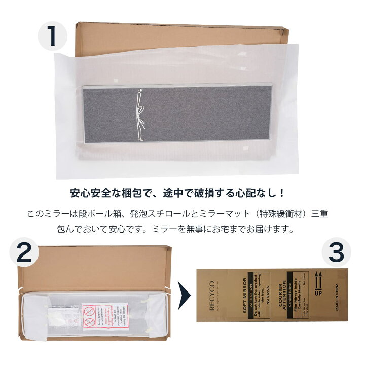 楽天市場】【.co.jp 限定】RECYCO 鏡 姿見 全身鏡 鏡 全身 割れない鏡 