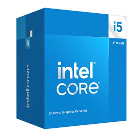 Intel Core i5-14400F デスクトッププロセッサー 10コア (6 Pコア + 4 Eコア) 最大4.7GHz