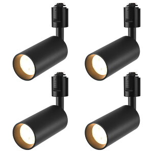 LVWIT �_�N�g���[���p �X�|�b�g���C�g ���C�e�B���O���[���p ����d��10W�i75W�����j �d���F 3000K �����1000lm ���C�e�B���O�o�[ LED���� ����̌^ �C���e���A�Ɩ� ��t�ȒP �u���b�N 4�Z�b�g