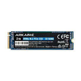 ARKAINE SSD 2TB PCIe Gen 3.0×4 NVMe M.2 2280 内蔵 SSD - ARK11M2T