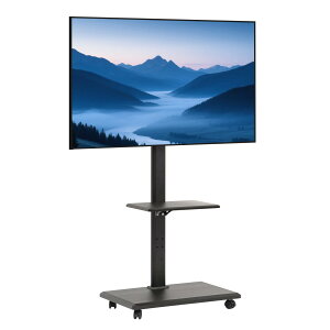 IMIEE �e���r�X�^���h �L���X�^�[�t�� �Ǌ� tv�X�^���h �n�C�^�C�v �e���r�� �ړ��� tv stand ��U��\ �ȃX�y�[�X 26-65�C���`�Ή� �ω׏d40kg VESA600X400mm �Ɨp ��Зp �Ɩ��p �r�W�l�X�W���p �w