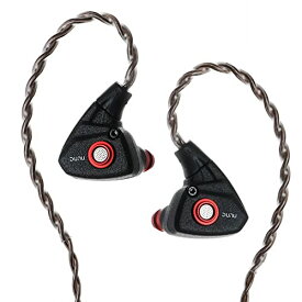 HiFiGo DUNU Titan S インイヤーモニター、11mm ダイナミックドライバー HiFi IEMs イヤフォン パワフルサウンド付き (Black)