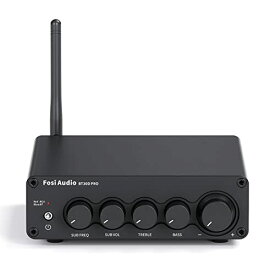 Fosi Audio 『2023アップデート版』BT30D PRO Hi-Fi Bluetooth 5.0 パワーアンプ TPA3255 2.1チャンネル ミニクラスD 統合アンプ プリメインアンプ 165Wx2+350W ステレオオーディオアンプ 家庭/