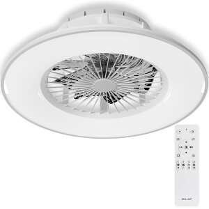 ORALUCE �V�[�����O�t�@�����C�g 10�� �t�@���t�� LED�V�[�����O���C�g ���a 56CM 4600lm �������F �ԐڏƖ� �������[�@�\ �T�[�L�����[�^�[ �����ؑ� �����R���t�� �z���C�g