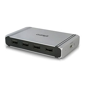 CalDigit Thunderbolt 4 Element Hub - ユニバーサルマルチポートハブ、Thunderbolt 4/USB4ポート x 4、USB 3.2 Gen2 10Gb/sポート x 4、最大8Kのシングルディスプレイまたはデュアル4