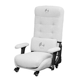 Bauhutte(バウヒュッテ) ゲーミングソファ座椅子 GX-350-WH ホワイト サイズ:幅66 × 奥行73-132× 高さ92cm(キャスター含む) 座部の高さ:25cm