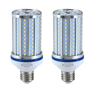 LEDR[Cg gERV^ 25W LEDd E26 2500LM 6000K 200WMd Px ȃGl  qɁE[ˁEԏEԌɁEHEK[WȂǂɑΉ(, 25W), (2)