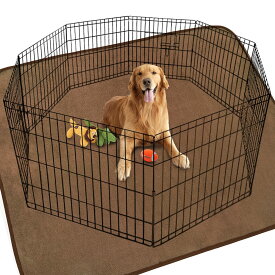 犬 猫用洗えるペットシーツ おしっこパッド ペット用 下敷き マット 速乾 滑り止め加工 介護シーツ 洗濯機で丸洗い 繰り返し利用可能（ブラウン 165x122cm 2枚セット）