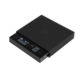 TIMEMOREタイムモア スケール Black Mirror Basic Pro コーヒースケール デジタルスケール キッチン 計量器 精度0.1g 測量範囲0.5g-2000g タイマー機能 流速計測 LED (ブラック)