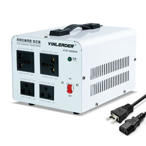 Yinleader Abv _EgX 2000W COp^ψ ~Ep^ ψ |[^ugX y&CO@ΉzVTJP-2000VA 100V/110V-220V/240V Rϊ(2000VA)