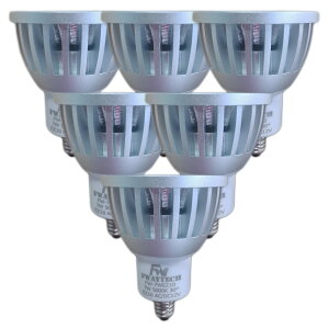 FWAYTECH LED�d�� ez10���� 12V �����F5000K COB7W JR50�_�C�N���^ �n���Q���d��50W�E75W���� �X�|�b�g���C�gLED �����Ή� (�����F����(5000K), 7W EZ10���� 30�x(6��))