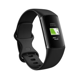 【Suica対応】Fitbit Charge 6 トラッカー Obsidian/Black [最大7日間のバッテリーライフ/GPS搭載/スマートウォッチ]