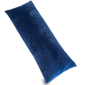 Awesling 抱き枕本体150 50 抱きまくら だきまくら 大きい サイズ 横向き寝 気持ちいい ふわふわ 子供用 男女兼用 長い枕 安眠枕 ロングピロー取り外して洗える枕カバー付き(ネイビー)