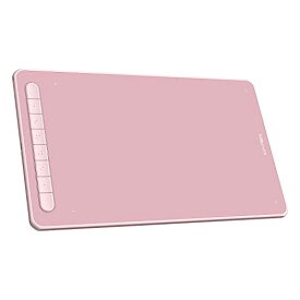 XPPen ペンタブ ペンタブレット X3チップ搭載ペン 10x6インチ 8個ショートカット 選べる4色 板タブ お絵かきソフトウェア付 Android Windows Mac Chromebook Linux 対応 (Deco L, ピンク)