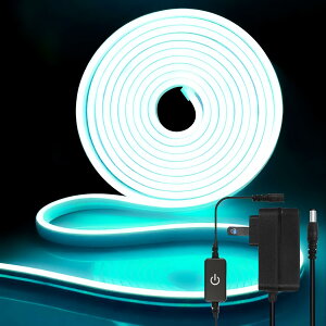 iNextStation led�e�[�v���C�g �h��IP65 SMD2835 120LEDs/m ���d�d��12V �e�[�v �Ɩ� ��t�ȒP led�`���[�u���C�g �ԐڏƖ� �J�b�g�\ 5M �����\ ������t�� �A�_�v�^�[�t�� �A�C�X�u���[