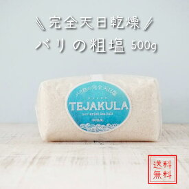 粗塩 500g プチギフト テジャクラソルト あら塩 クリスタルソルト バリ島 海洋深層水 天然 海塩 揚げ浜式塩田ミネラル豊富